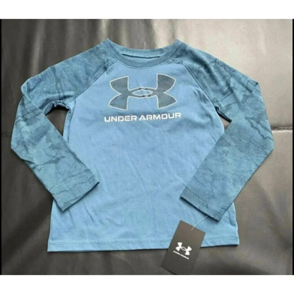 NWT Under Armour Sweats & Long Sleeve Tee Set Boys size 7